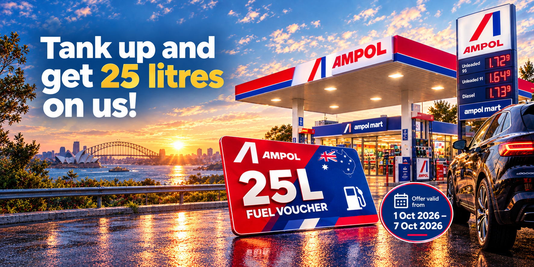 ANZ × Ampol Fuel Voucher Promotion